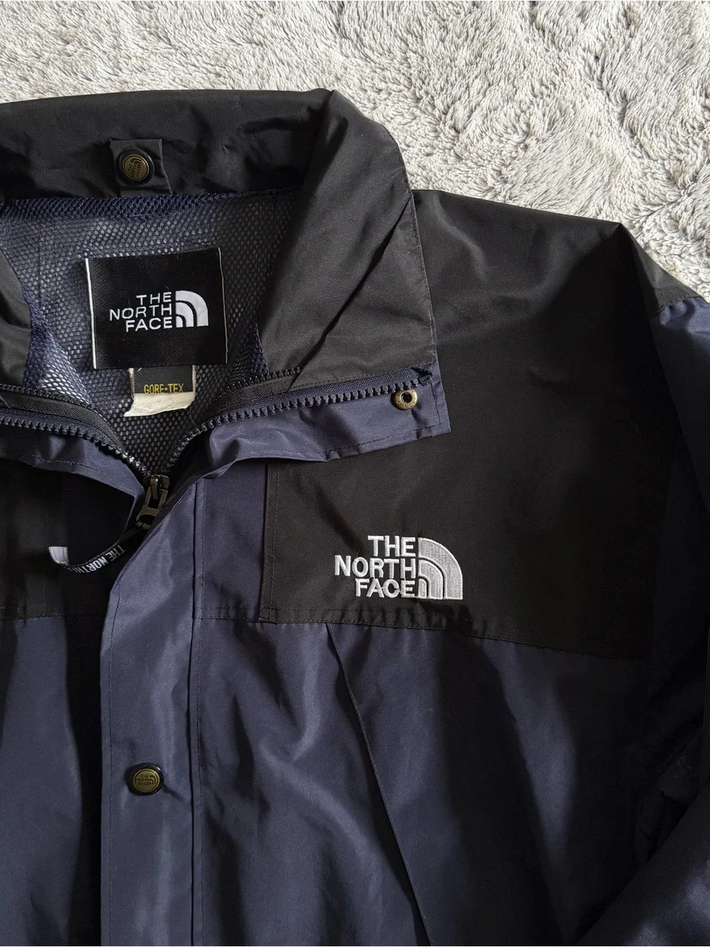 Vintage The North Face Gore-Tex Hooded Mountain Jacket 3 In 1 Men's XL